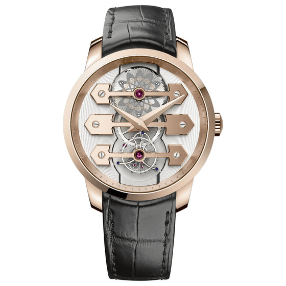 Review Replica Girard-Perregaux TOURBILLON WITH THREE GOLD BRIDGES 45 MM 99280-52-000-BA6E watch